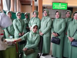 Gerakan Suntik Vitamin C prajurit korem 091/ASN