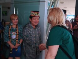 DIO KALTIM SAMBUT WAKIL DUBES FEDERASI RUSIA DI RUANG VIP APT PRANOTO SAMARINDA