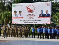 Pemprov Kaltim Peringati Hari  Lahirnya Pancasila Kasrem 091/ ASN Turut Hadir