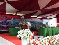 Danrem 091/ASN Kunjungan Kerja ke Kodim 0912/Kubar
