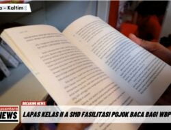 Lapas Kelas II A Samarinda Bangun Budaya Literasi bagi WBP