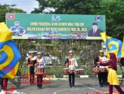 Lomba Marching Band Dalam Rangka Peringatan HUT Ke – 65 Kodam VI/Mlw Tahun 2023