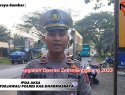 Tingkatkan Kesadaran Pengendara Dalam Berlalulintas Satlantas Polres Dharmasraya Gelar Operasi Zebra Singgalang 2023