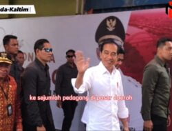Presiden RI Jokowi Kunjungi Pasar Merdeka Samarinda