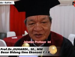Jiuhardi Resmi Dikukuhkan Sebagai Salah Satu Guru Besar UNMUL