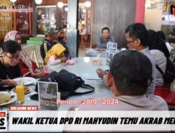 Wakil Ketua DPD RI Mahyudin Temu Akrab dengan Insan Media Di Samarinda