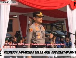 Polresta Samarinda Gelar Operasi Mantap Brata Dalam Rangka Pengamanan Pemilu Serentak 2024