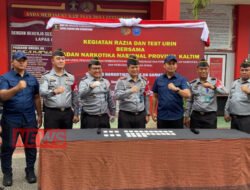 Lapas Narkotika Gandeng BNN Kaltim Geledah Kamar Hunian dan Tes Urin
