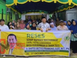 Sapto Gelar Kegiatan Reses di Kelurahan Loa Buah Samarinda, Warga Minta Perbaikan Saluran Drainase