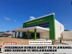 Peresmian Serentak: Presiden Jokowi dan Menteri Pertahanan Prabowo Resmikan Rumah Sakit TNI Tk IV.Awanglong Kesdam VI Mulawarman