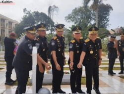 Upacara Tabur Bunga Peringati Hari Bhakti Pemasyarakatan ke-60 di Samarinda