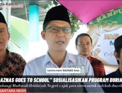 BAZNAS Samarinda Sambangi MI Negeri 2: Sosialisasikan Program Sedekah Durian