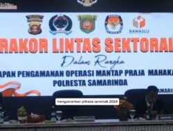 Polresta Samarinda Gelar Rakor Lintas Sektor Persiapan Operasi Mantap Praja Mahakam 2024