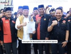 Pengurus FKMS se-Kalimantan Timur Dikukuhkan, Nyatakan Dukungan untuk Rudi Mas’ud dan Seno Aji