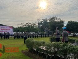 Kapolres Dharmasraya Pimpin Upacara Bersejarah Hari Juang Polri, Bacakan Proklamasi Polisi
