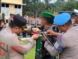 Kapolres Dharmasraya Pimpin Apel Kesiapan Pengamanan Pilkada Serentak dalam Operasi Mantap Praja Singgalang 2024