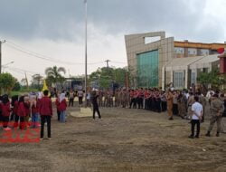 Aksi Damai Mahasiswa dan OKP Terkait Putusan MK, Polres Dharmasraya Jamin Keamanan dan Ketertiban