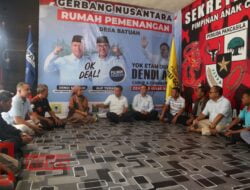 Cawabup Kukar Dendi Suryadi Kunjungi Posko Pemenangan di Desa Batuah
