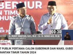 Debat Perdana Pilgub Kaltim: Seno Aji Tanggapi Tantangan Hadi Mulyadi tentang Umroh dan Haji Gratis