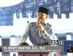 Rudy Mas’ud : Kami Datang untuk Memberi Bukan Mengambil, dalam Debatnya Gaungkan Program Kesehatan dan Pendidikan Gratis.