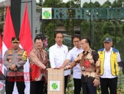 Presiden Joko Widodo Resmikan Rumah Sakit Hermina di IKN, Polda Kaltim Berikan Pengamanan Ketat