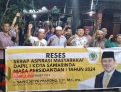 Anggota DPRD Kaltim, Sapto Setyo Pramono, Gelar Reses di Kecamatan Sungai Kunjang, Samarinda