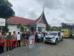 Kapolres Dhasmasraya Hadiri Pelepasan Distribusi Logistik Pilkada Serentak Nasional 2024