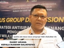 Rudenim Balikpapan Tekankan Edukasi dan Sinergi dalam FGD Penanganan Pengungsi