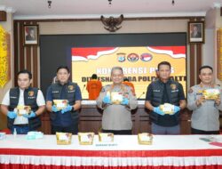 Polda Kaltim Ungkap Kasus Narkotika, Sita 9,8 Kg Sabu Senilai Rp15 Miliar