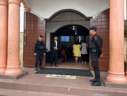 Batalyon A Pelopor Sat Brimob Kaltim Kerahkan Ratusan Personilnya untuk Pengamanan Malam Takbiran Idul Fitri 1446 H di Balikpapan