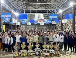 Angela–Suhuk Disambut Meriah di Datah Bilang, Warga Long Hubung Kompak Dukung Paslon Nomor 03