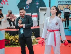 Polwan Riau Bripda Jessica Juara Karate di Malaysia, Kalahkan Atlet Internasional