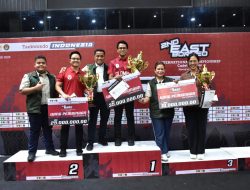 Danrem 091/ASN Brigjen TNI Anggara Sitompul Resmi Tutup Kejuaraan Taekwondo Internasional di Samarinda