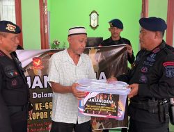 HUT Ke-66 Pelopor, Brimob Polda Kaltim Tebar Kepedulian Lewat Anjangsana