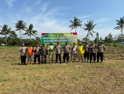 Polsek Sungai Pinang Dukung Swasembada Pangan Nasional, Gelar Penanaman Jagung Serentak