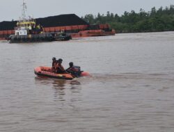Perahu Karyawan Tenggelam di Mahakam, Satu Orang Hilang