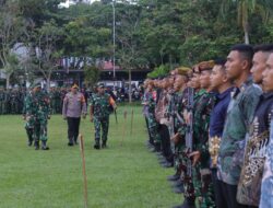 Danrem 091/ASN Tegaskan Kewaspadaan, Disiplin, dan Kepatuhan Protap dalam Pengamanan Kunjungan Presiden RI