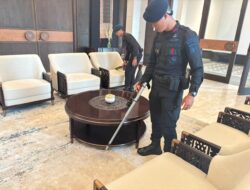 Gegana Brimob Kaltim Sterilisasi Lokasi VVIP Jelang Kunjungan Presiden di IKN