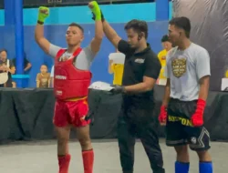 Bripda Wahid Fajar Sabet Emas di Arkan Sparing Night Vol. 10, Harumkan Nama Brimob Kaltim