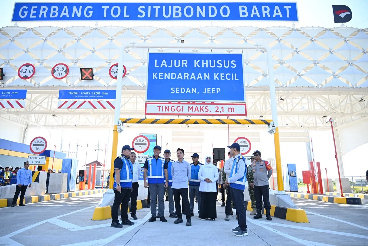 Wapres Gibran meninjau progres Tol Prosiwangi