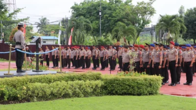 Kapolda Kaltim Pimpin Kenaikan Pangkat 966 Personel