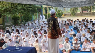 Maulid Nabi di SDN 011 Sebulu, Tanamkan Akhlak Rasulullah Sejak Dini