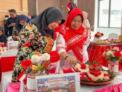 Semarak HUT RI ke-81, SDN 007 Sungai Pinang Gelar Lomba Jajanan Tradisional