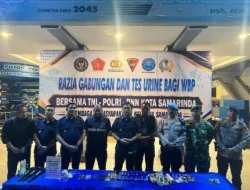 Razia Gabungan Lapas Samarinda, 110 WBP dan Petugas Jalani Tes Urine